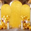 Sequin Wedding Arch Stand Cover Glitter Arch Backdrop Cover Round Top Party Backdrop Arch Stand with Cover Birthday Decoration