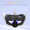 7 In 1 Accessories Meta Oculus Quest 3s 3 S VR Headset Cover Controller Grips Hand Strap Face Pad Silicone Facial Interface Lens