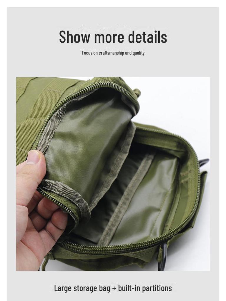 Многофункциональная камуфляжная тактическая сумка через плечо для езды на велосипеде и занятий спортом на открытом воздухе