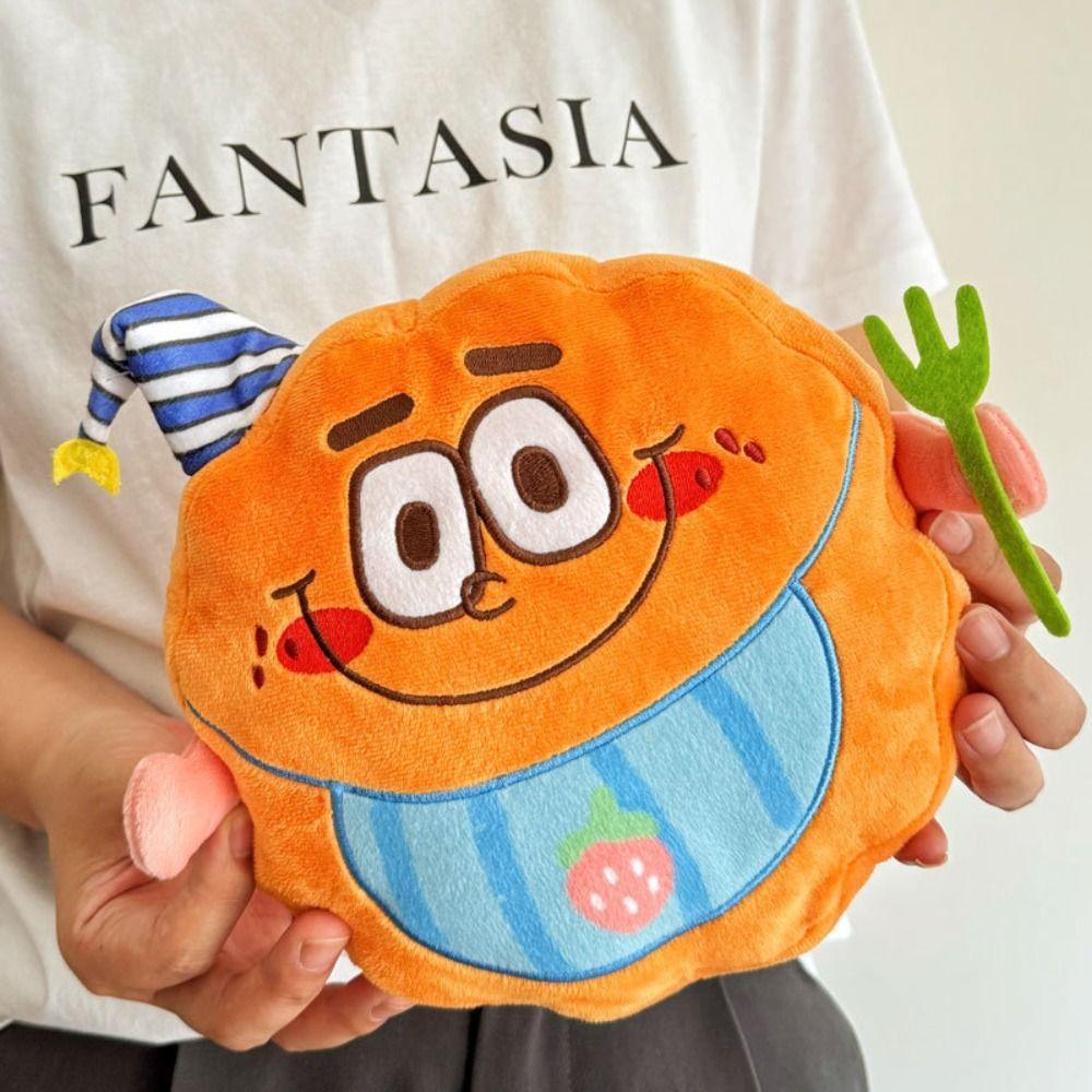 Fluffy 3D Simulation Mooncake Pillow Mid-autumn Festival Moon Cake Stuffed Toy  Home Decor