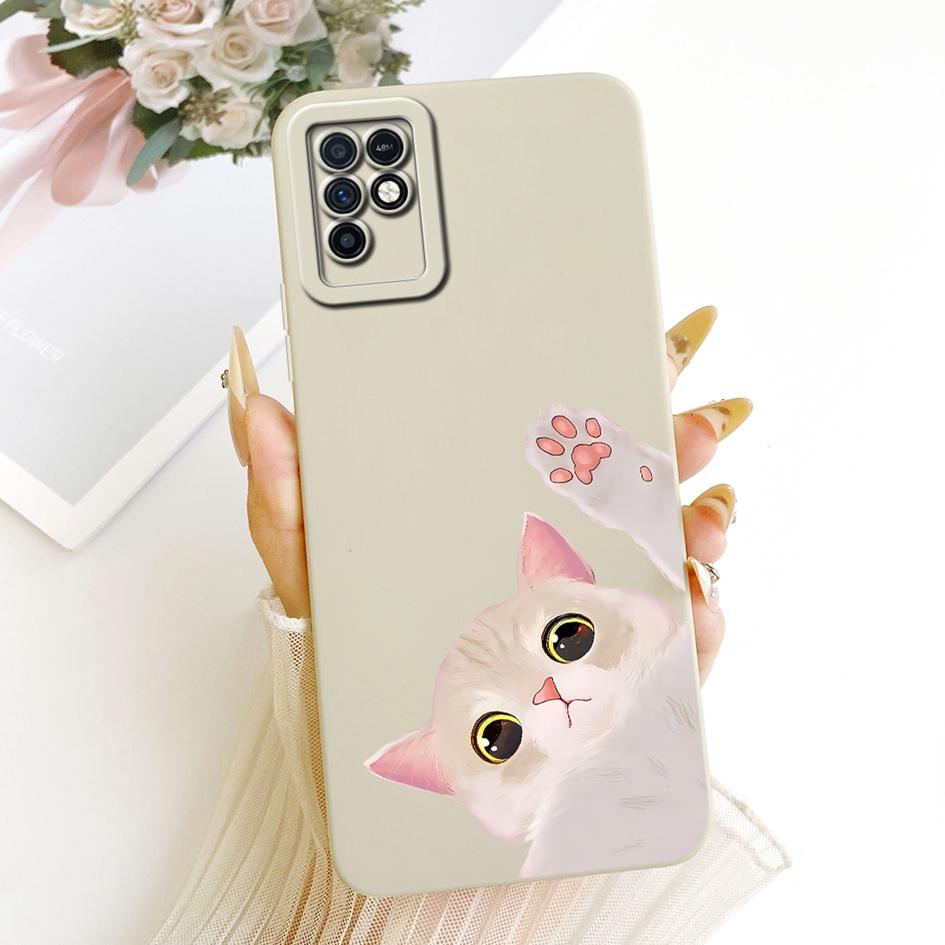 Чехол для Infinix Note 10 X693 Ударопрочный Силиконовый Милый Мультяшный Кот Чехол для Телефона Для Infinix Note 10 Pro NFC X695 X695D X695C Capa