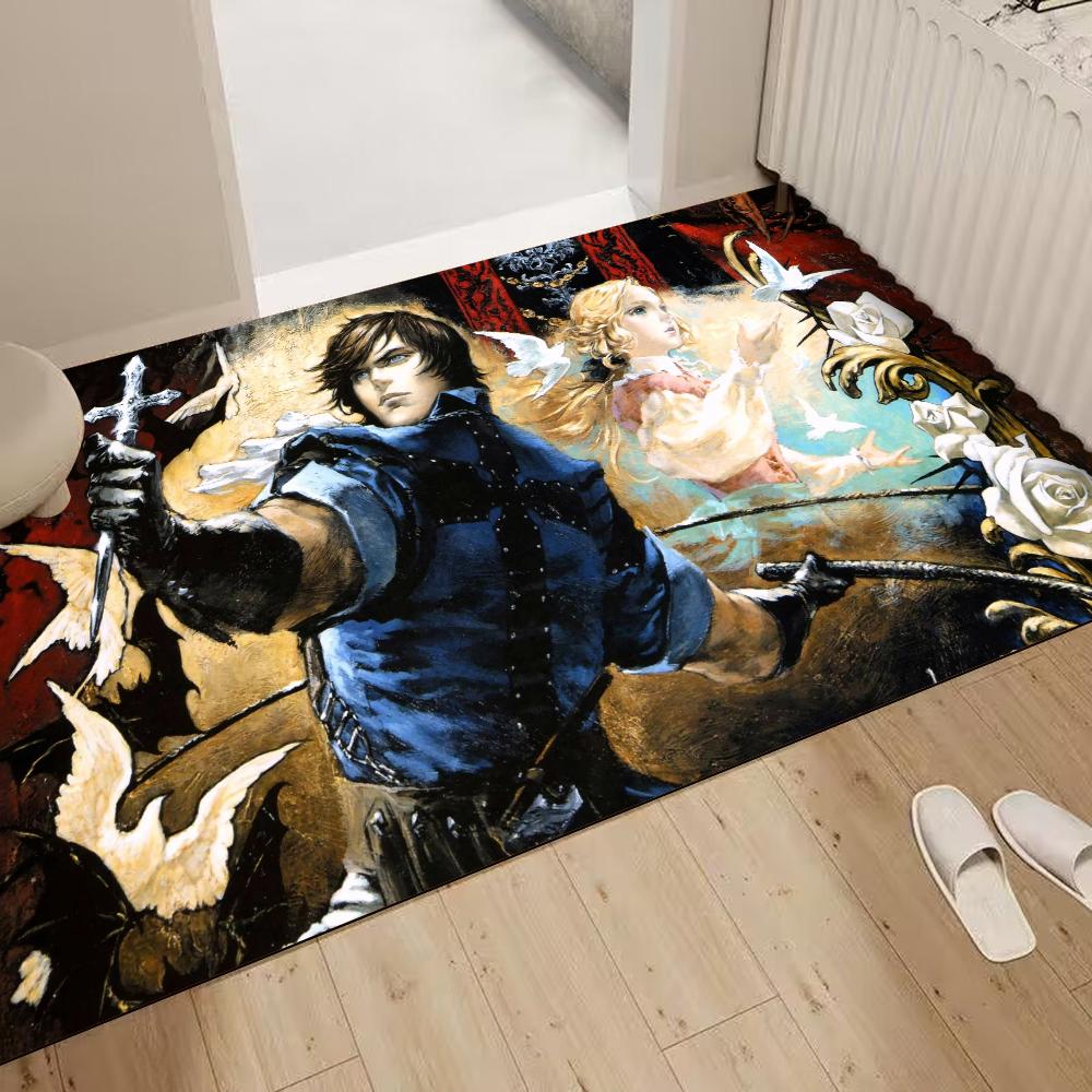 Коврик для пола C-Castlevania, коврик для пола, нескользящий коврик для прачечной, декор для прачечной, балкон, детская, гостиная, домашние ковры
