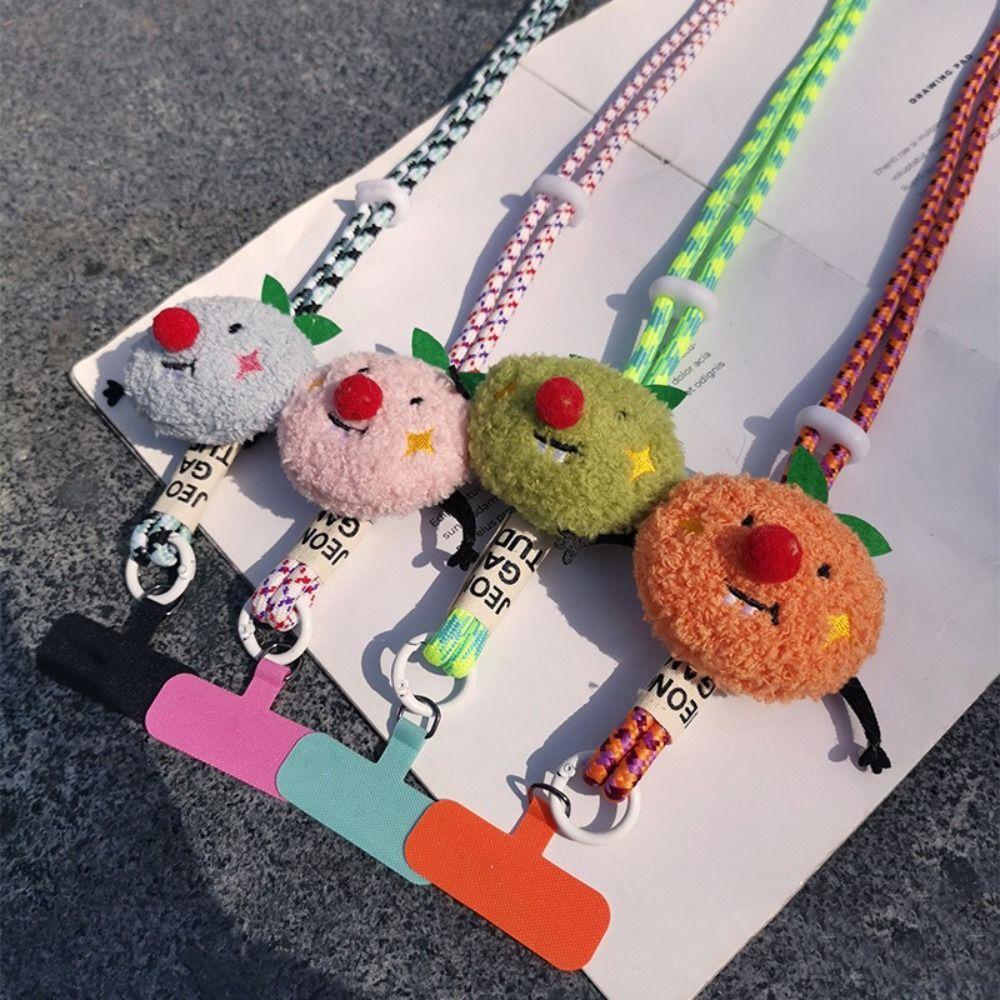 Shoulder Straps Mobile Phone Chains Crossbody Chains Plush Doll Lanyard  Christmas Gifts