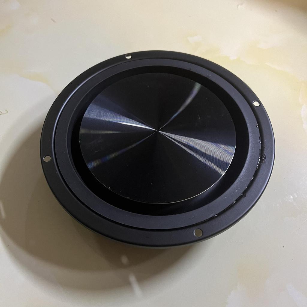 Радиатор с инвертированным краем для басового динамика 4" x 3" с кронштейном 5" x 6" для пассивных виброконусов - Аудиоаксессуар