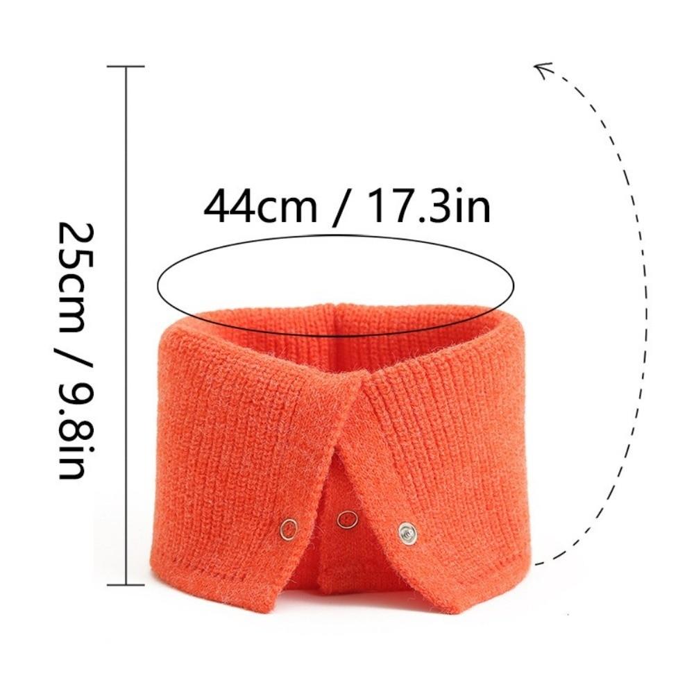 Windproof Knitted Scarf Warm Neckerchief New Fake Collar Outdoor Sports