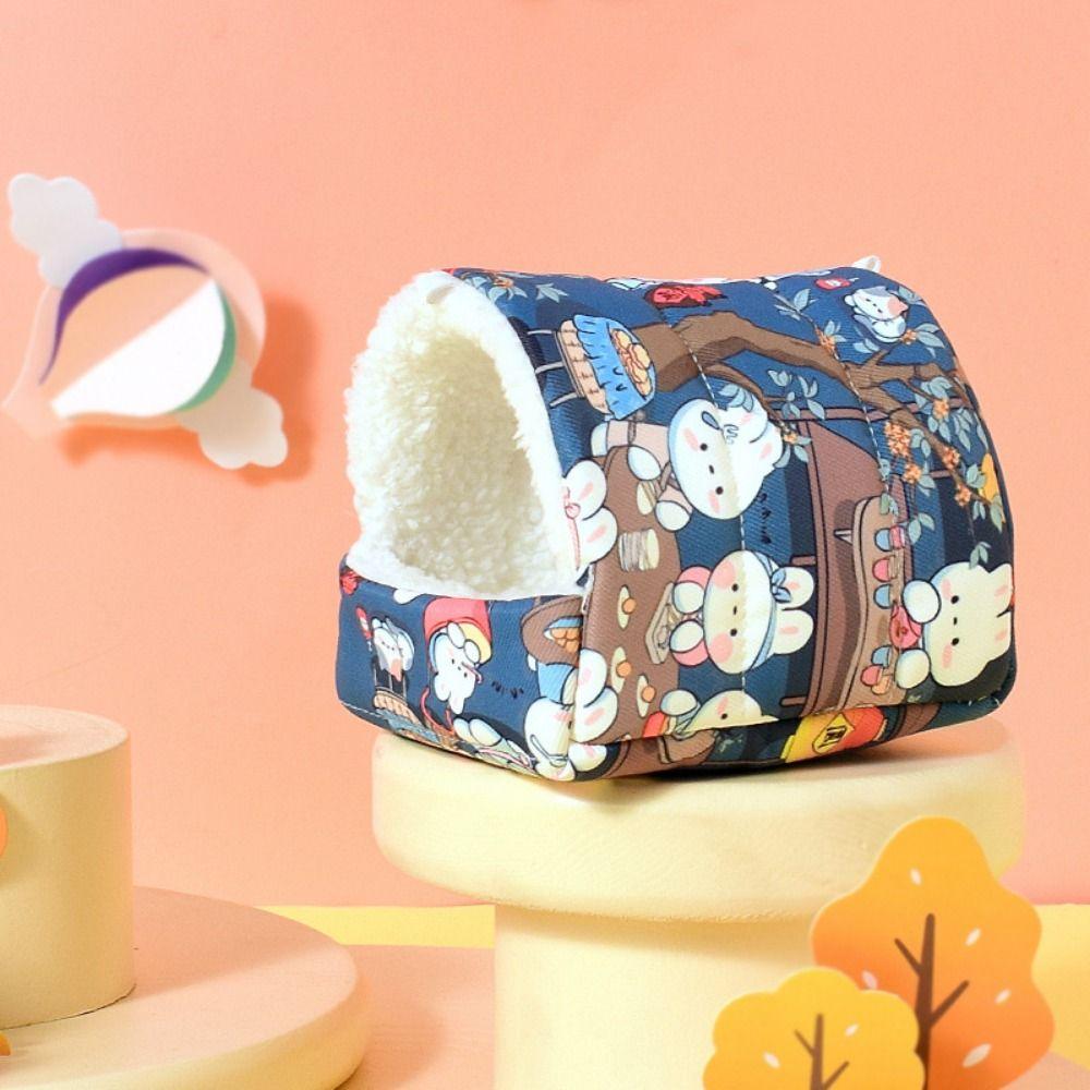 Cartoon Hamster Cotton Nest Thickened Ferret Hideouts For Hedgehog Ferret Golden Bear