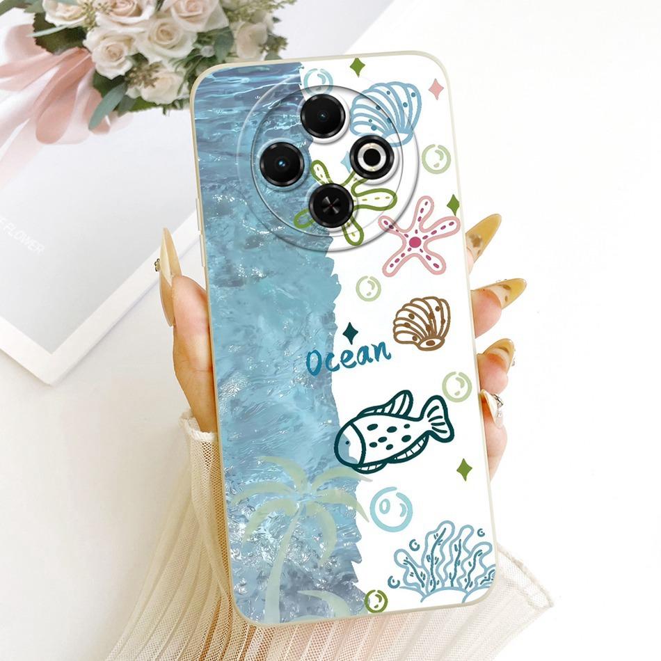 For Tecno Spark 30C 30 4G 30Pro Cute Cat Flower Butterfly Cartoon Phone Case For Spark30 Pro 30C Shockproof Soft Silicone Cases