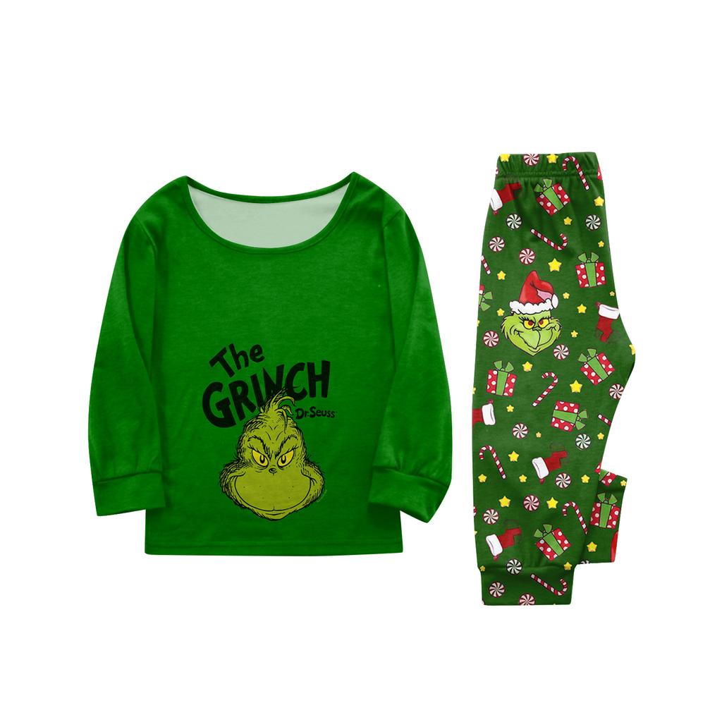 Комплект из топа и брюк с рождественскими принтами для всей семьи Одинаковые комплекты для всей семьи