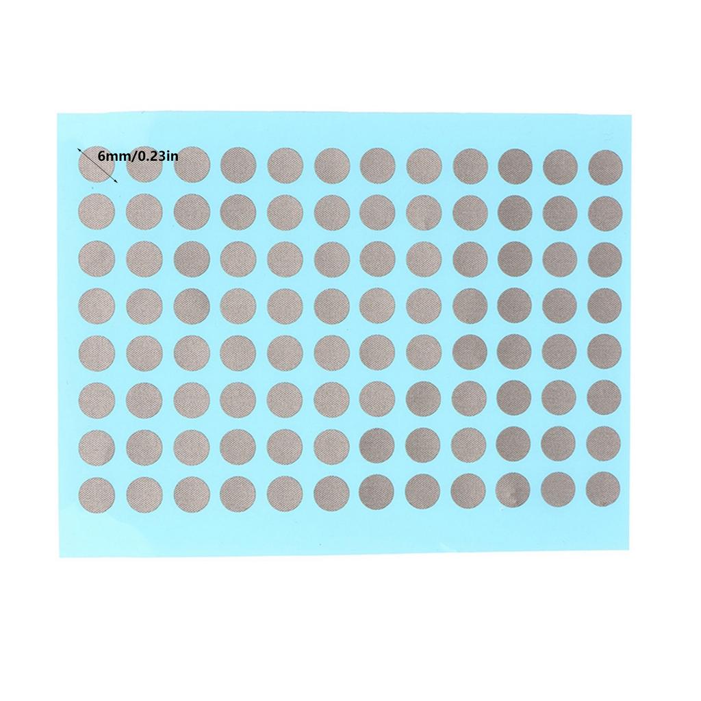 96 шт. 6 мм токопроводящие клейкие точки, лента для ремонта кнопок пульта и контроллера, водонепроницаемая лента, подходит для фиксации кнопок
