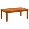 VidaXL Garden Coffee Table 90x50x36 Cm Solid Acacia Wood