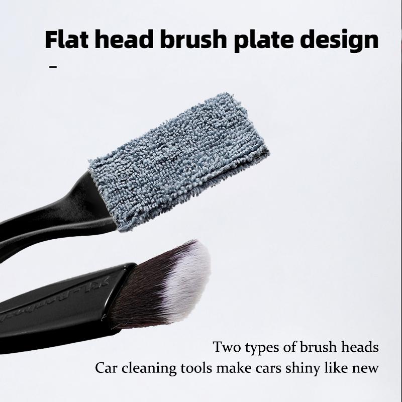 JOFT7 2 In 1 Car Dust Tool Cleaning Brush Accessories Interior For Citroen C5X e-C4 X e-C3 C4 C3 AIRCROSS C-Elysee C-Crosser C4 Cactus