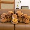 Backpack Baked Capybara Stuffed Toy Cuddly Sleeping Doll Children Birthday Gift