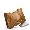 Leather Women's Bag Niche Soft Leather Tote Bag All Match High-grade Leather Shoulder Bag Large Bag