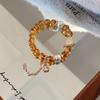 Natural Yellow Tower Crystal Maitreya Buddha Bracelet Women Handmade Beaded Jewelry Luxury Fortune Charm Gift