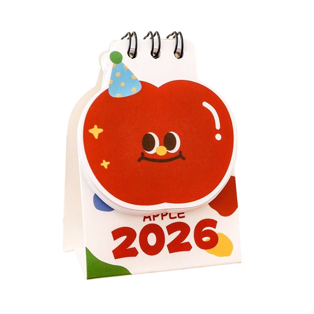 Настольный календарь 2026, Милый настольный календарь необычной формы, Компактный декоративный календарь для домашнего стола