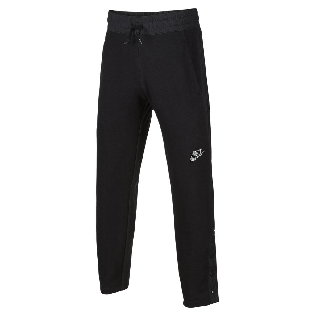 Nike Вязаные спортивные штаны дышащие со средней посадкой теплые повседневные на кулиске детские штаны черные DJ5573-010