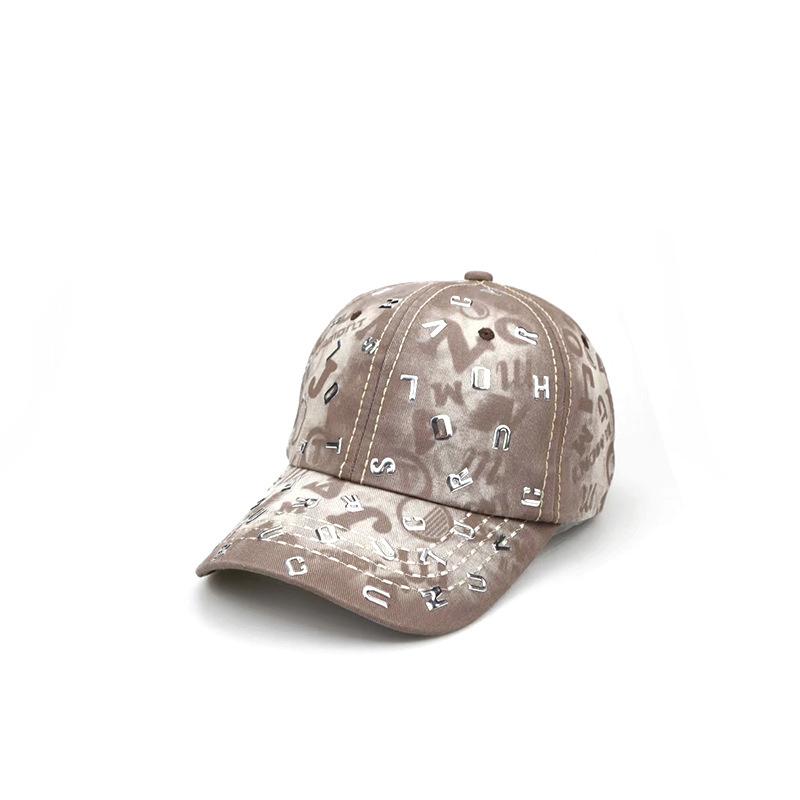 Унисекс Ретро Буквы Алмазная Точечная Бейсболка Винтажная Snapback Хлопок Повседневная Защитная от Солнца Шляпа Уличная Мода Гольф Спортивные Кепки