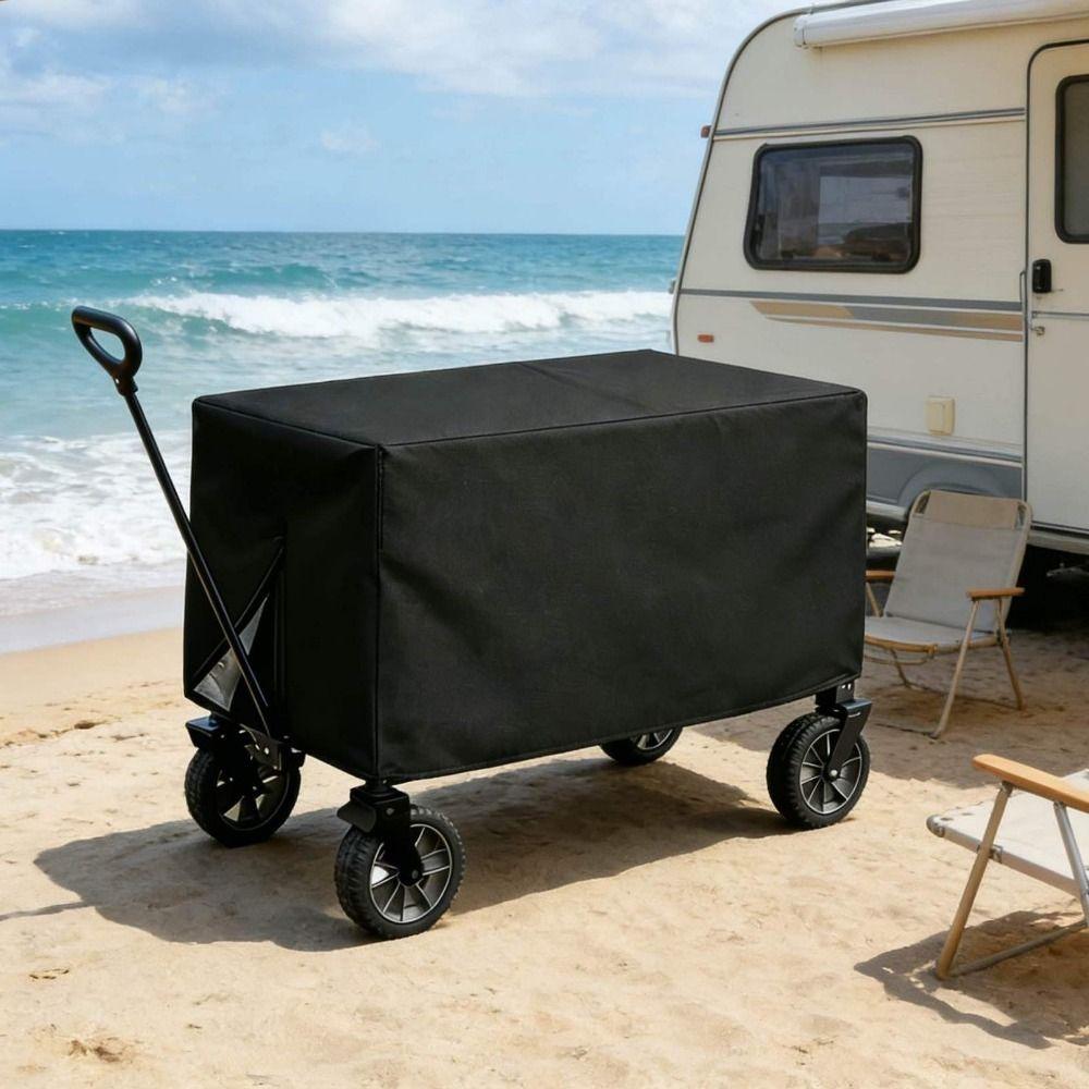 Oxford Cloth Trolley Cover Rectangle Camping Cart Dust Cover Wagon Protective Cover Fishing