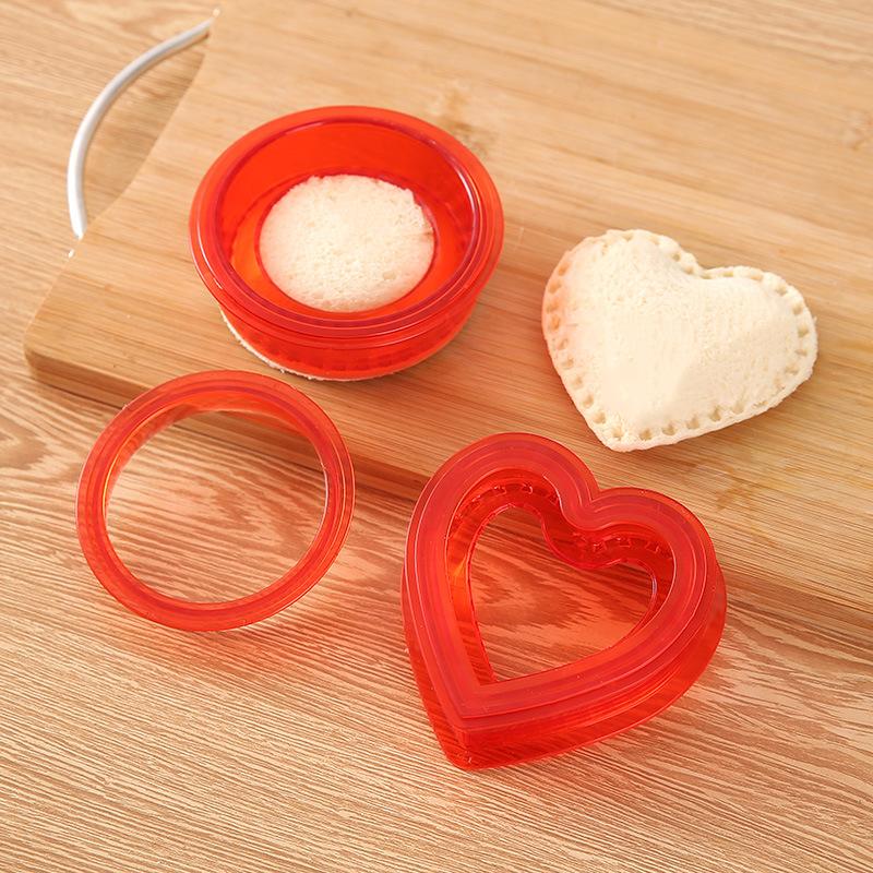 Sandwich Cutter And Sealer DIY Sandwich Maker Great For Lunchbox And Bento Box Kids Lunch Circle Square Triangles