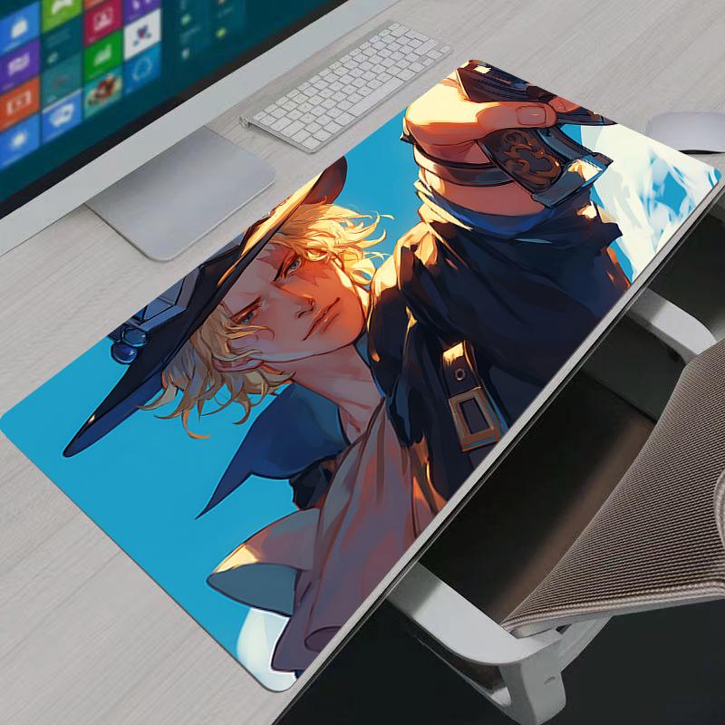 One Piece Sabo Mouse Pad Gaming Accessories Computer Keyboard Gamer Designed Specifically For e-sports Games Mousepad