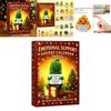 Emotional Support Christmas Countdown Calendar Toy With Woven Material For Family And Kids Fun