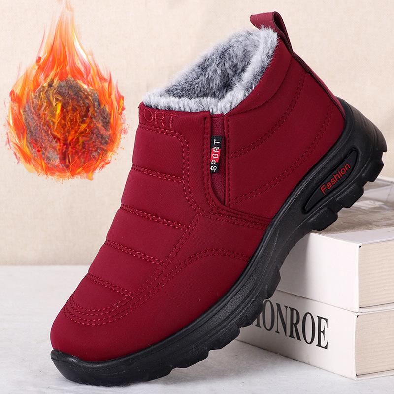 Unisex Boots Winter Shoes Waterproof Snow Boots Casual Shoe Plush Footwear Ankle Boots