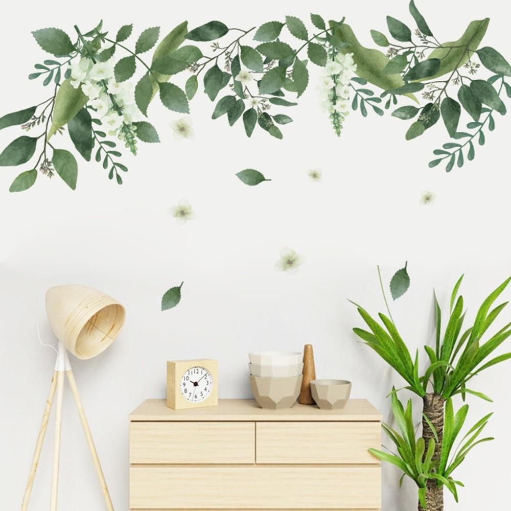 UK Tropical Leaves Plant Wall Stickers Vinyl Decal Bedroom Decor Art Mural Gifts