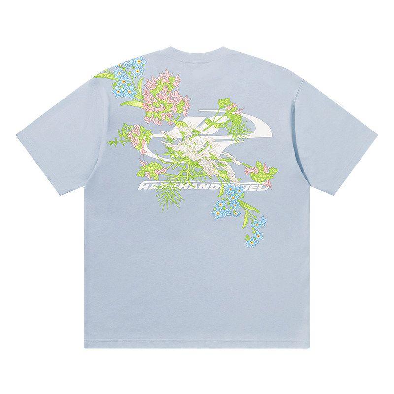 Cleanfit Street Florals Chinese Style Short Sleeve Embroider