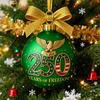 United States 250th Anniversary Ornament 250th Anniversary Acrylic Christmas Ball Ornament Patriotic Christmas Tree Hanging Decor