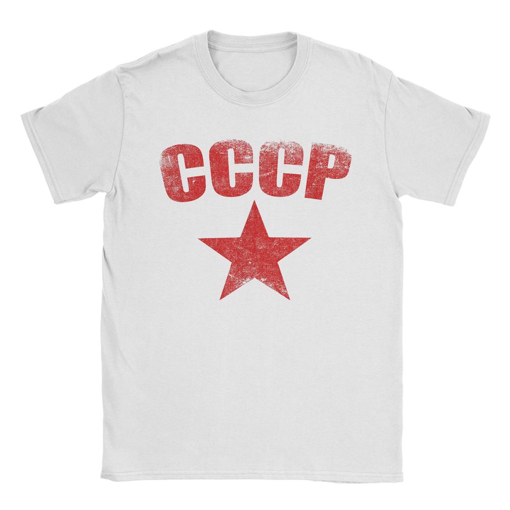 Унисекс Футболки СССР Крутые 100% Хлопок Футболка с коротким рукавом Круглый вырез Одежда Уникальная