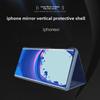 Чехол-книжка из кожи для iPhone 14/13/XS с гальваническим зеркалом и подставкой, совместим с моделью 78P