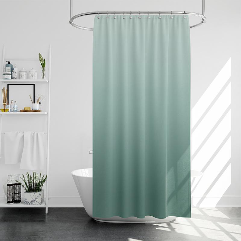 Разве это не скандинавский простой градиент, занавеска для душа, ванная комната, дверь, перегородка, занавеска, ткань из полиэстера, водонепроницаемая и устойчивая к плесени