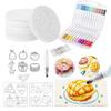Magic Puffy Paint Kit Foam Texture Panting Paper with Markers Puffy Popcorn