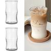 Кофейная чашка Ins Style High Temperature Bamboo Knot Cute Cold Drink Milk Latte Cup Microwave Clear Glass Drinkware Household