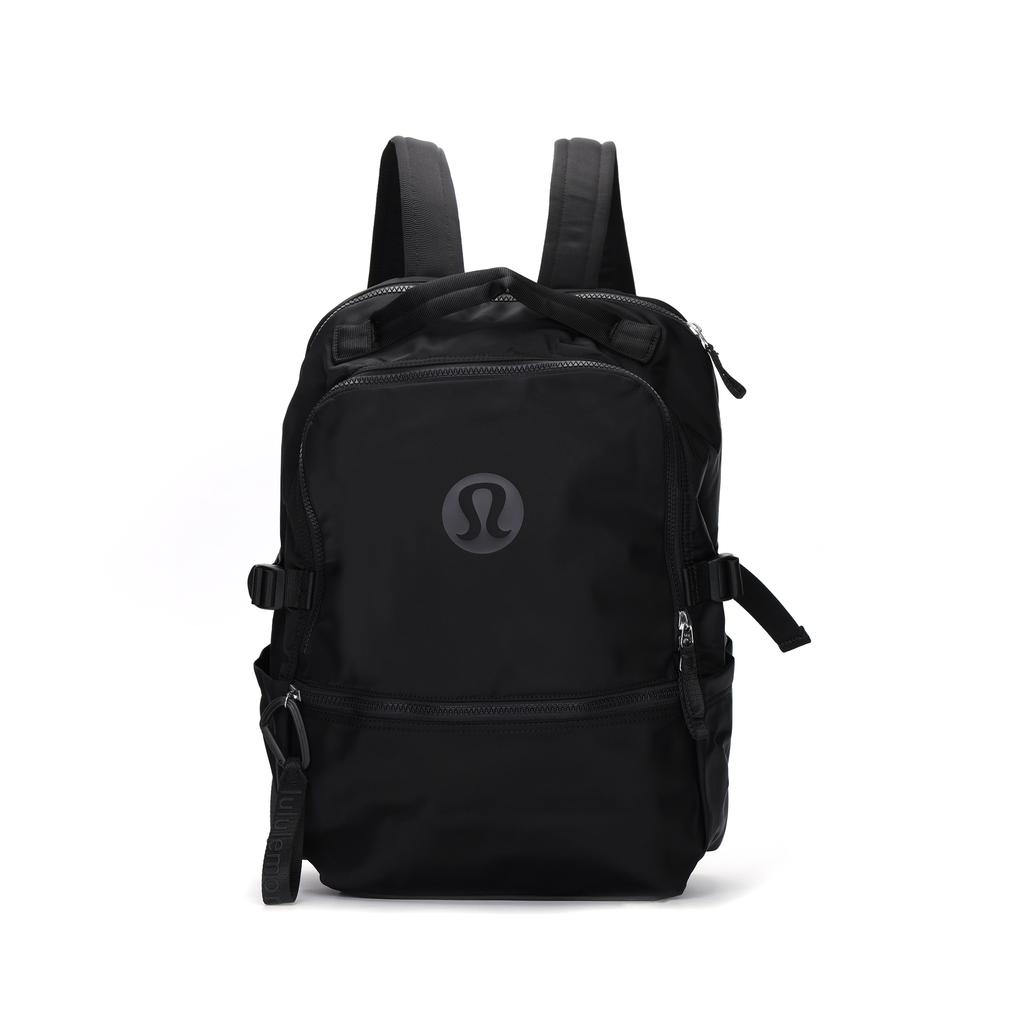 Lululemon Новый Рюкзак Crew 22л с Логотипом Бренда, Застежка-молния, Нейлон, Унисекс, Черный LU9B15S