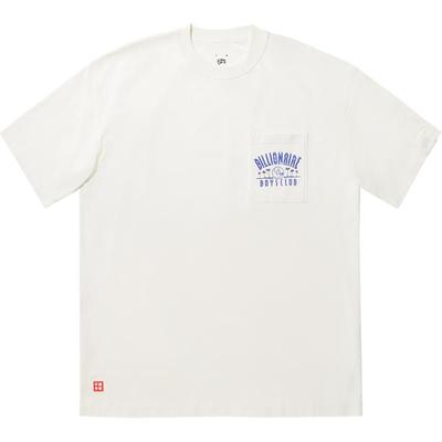 Li Ning X Billionaire Boys Club Коллаборация Скейтборд Серия Футболка мужская свободного кроя с круглым вырезом и коротким рукавом Футболка Молочно-белый AHSUC09-1