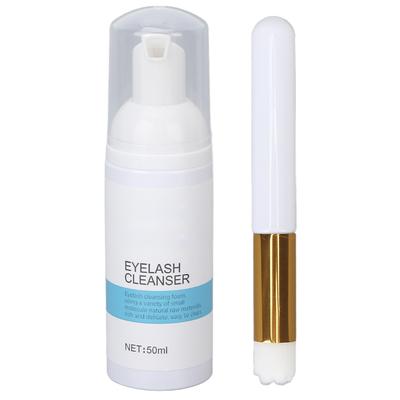 Пена для очищения ресниц Домашний салон Портативный макияж Тушь для ресниц Масло для снятия Шампунь для ресниц для женщин 50 мл