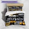 3pcs Duvet Cover Set (1*Duvet Cover + 2*Pillowcase, Without Core),Superheroes Print Bedding Set, Bedroom Decor, All‑Season, Birthday Gift