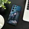 Чехол для телефона Nezuko P-Kamado для Samsung S26,S25,S24,S23,S22,S21,S20,Plus,Fe,Lite,Другие Черный чехол