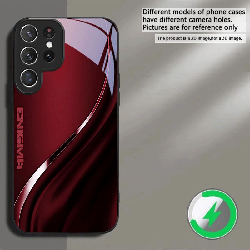 Градієнтне сіре Для Samsung S26 S25 S20 Ultra S21 Pro S22 Plus S23 FE S24 Ultra S25 Edge Для Magsafe Скляний чохол для телефону