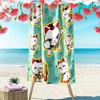 Turbo Granny 2D Flat Print Beach Towel, Large Soft Quick Dry Towel for Beach Camping SwimmingSSTJ0917147