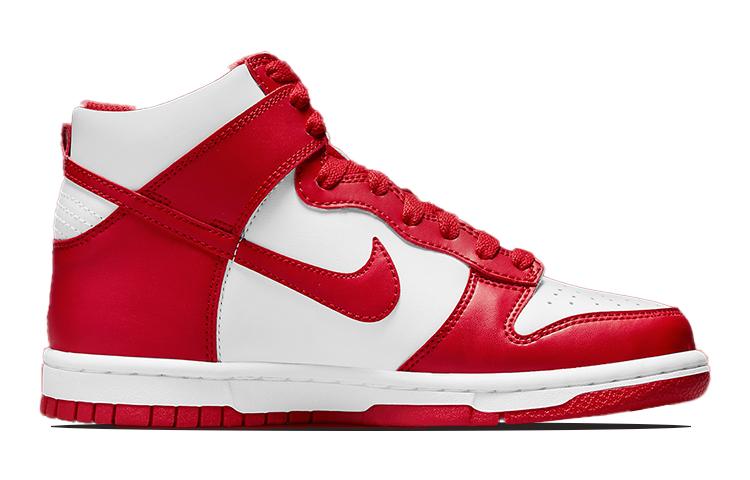 Nike Dunk High Championship Белый Красный Белая бирка на языке GS DB2179-106
