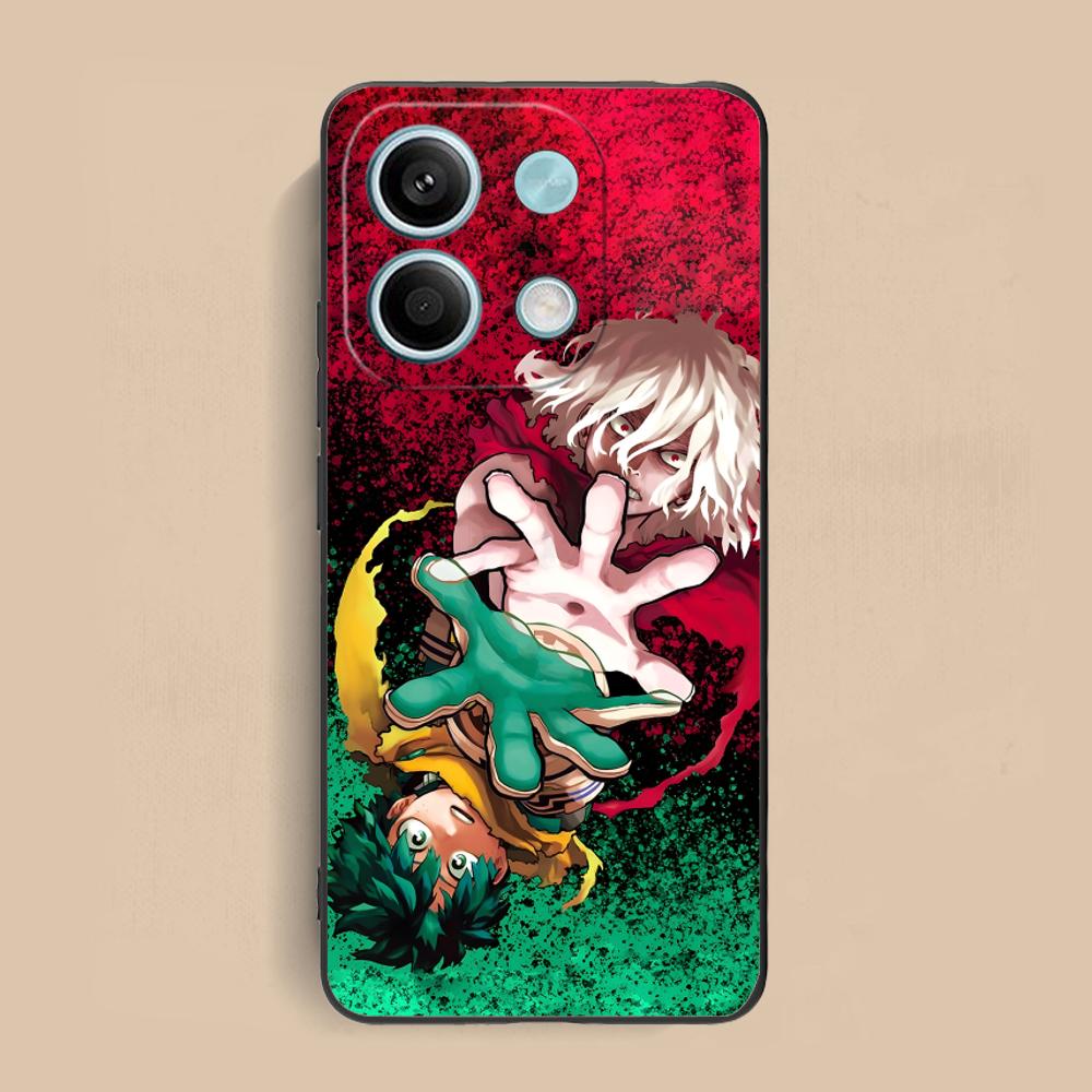 Hero Academia Tomura Shigaraki Phone Case for Xiaomi Redmi Note 14 13 12 11 A5 3 2 1 Pro Plus 4G 5G Colour Protective Cellphones
