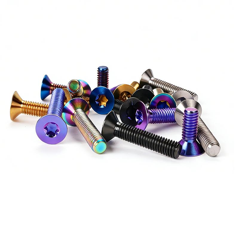 1 шт. Винт с потайной головкой Torx из титанового сплава TC4 M3 M4 M5 M6 для аксессуаров для модификации электромотоцикла, велосипеда