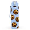 1PC Golf Ball Seamless Pattern 750ml Color Plastic Sports Water Bottle Leakproof Flip Straw Lid Suitable for Sports Office Home Use
