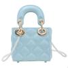 2025 Summer Mini Diamond Pattern Jelly Bag - PVC Pearl Crossbody for Kids & Women
