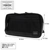 Porter Heat Waist Bag S Black 703-07972