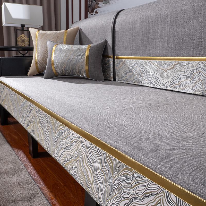 Summer Sofa Cushion Four Seasons Universal Light Luxury Backrest Towel Modern Cushion High-End Sofa Cover Cover Cloth Cushion