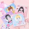 Korean Cute Cartoon Princess Lolita Girl Makeup Change Jewelry Sticker Book Kawaii Aesthetic Gril DIY Custom Dress Up Stickers