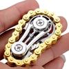 Metal Fingertip Gyro Sprocket Flywheel Fidget Spinner Antistress Anxiety Bicycle Chain Stress Anxiety ADHD Relief Fidgets Toy
